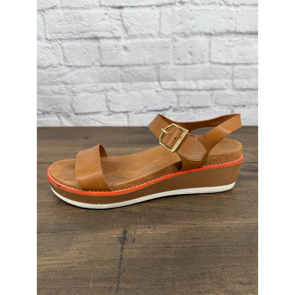 Cole Haan GrandPro Topspin Sandals Women's 8B Brown Leather Wedge Comfort - Picture 8 of 12